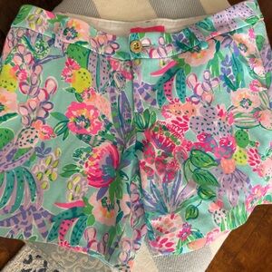 Lilly Pulitzer Pink and Green Shorts